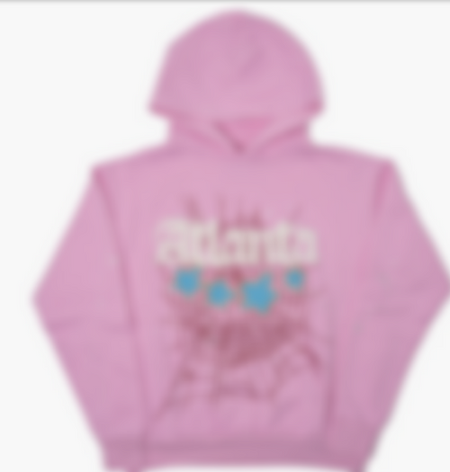 pink atlanta sp5der hoodie